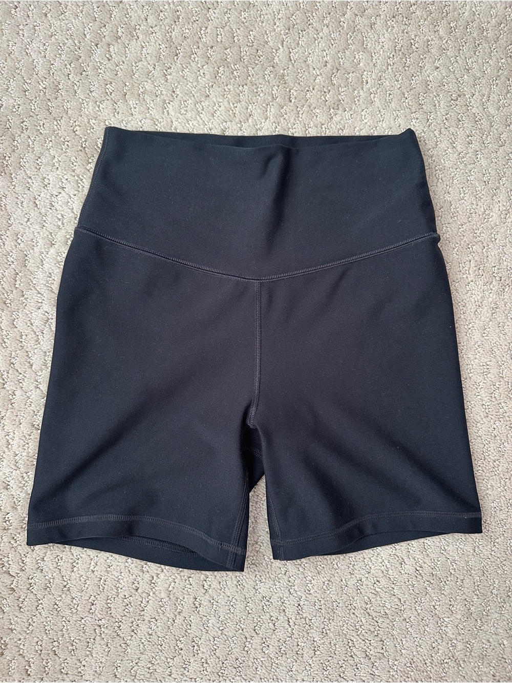 YPB SculpLUX Abercrombie High-Rise Black Women’s Active Shorts